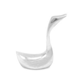 Anillero Cisne Liso Moderno de pewter para organizar anillos