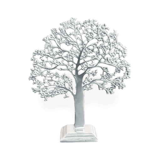 Adorno Árbol Japonés Chico #2 de pewter, ideal para decoración elegante y con estilo oriental.