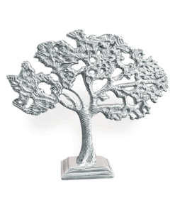 Adorno Árbol Japonés Chico de pewter, decoración artesanal con simbolismo oriental.