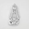 Virgencita Plis mariposa chica de pewter con colgadera artesanal