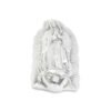 Virgen clásica chica de pewter con colgadera artesanal