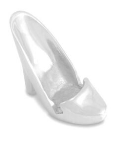 Tarjetero Zapatilla porta celular de pewter artesanal