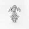 Virgen de pewter con base figura religiosa artesanal