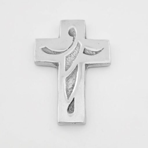 Cruz Silueta Cristo Mini de Pewter