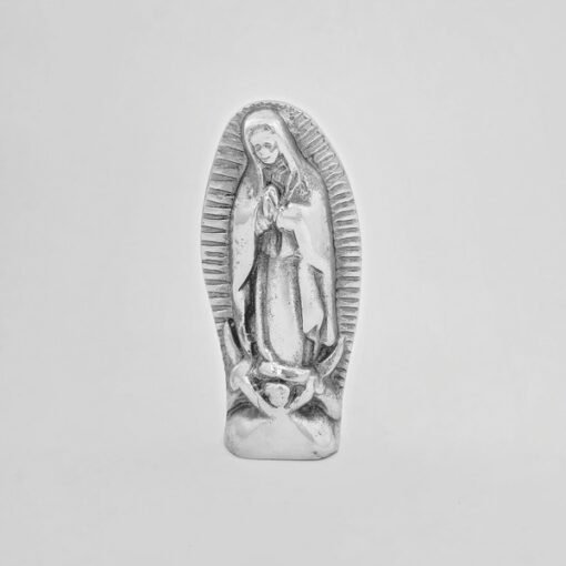 Virgen de Guadalupe Chica de Pewter - Imagen 2