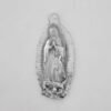 Virgen de Guadalupe mini de pewter con colgadera artesanal