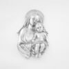 Virgen Madona de pewter con colgadera artesanal
