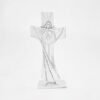 Cruz Manto grande con base de pewter artesanal