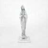 Virgen de pewter con base figura religiosa artesanal