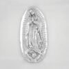 Virgen Guadalupe Resplandor de pewter con colgadera