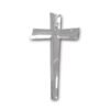 Cruz lisa extra grande de pewter artesanal