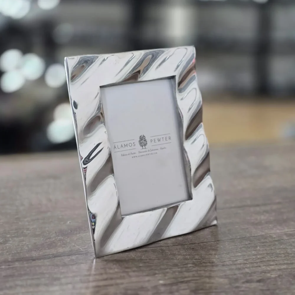 Porta Retrato Olas Diagonales