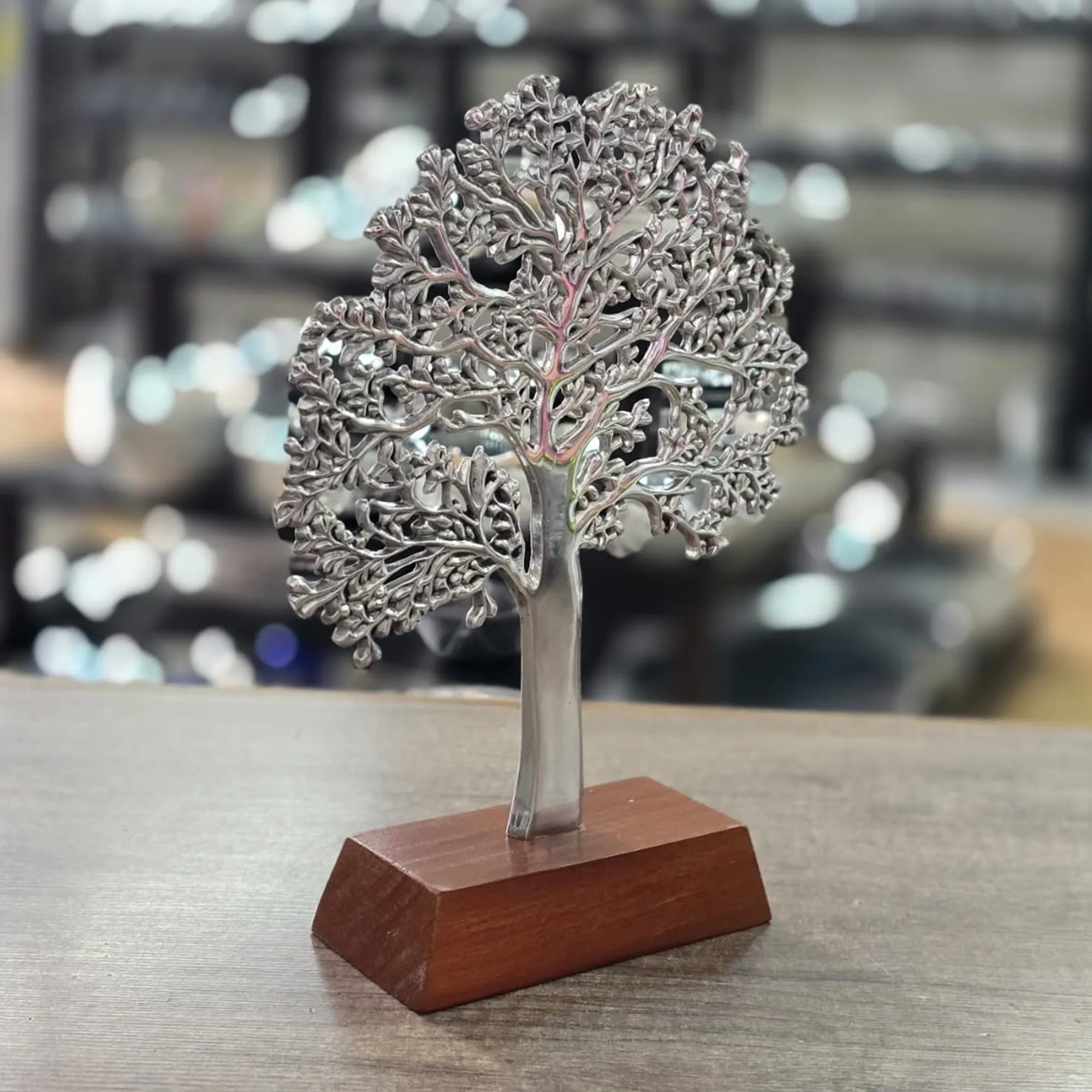 Adorno Arbol Japones Chico Base de Madera - Imagen 3