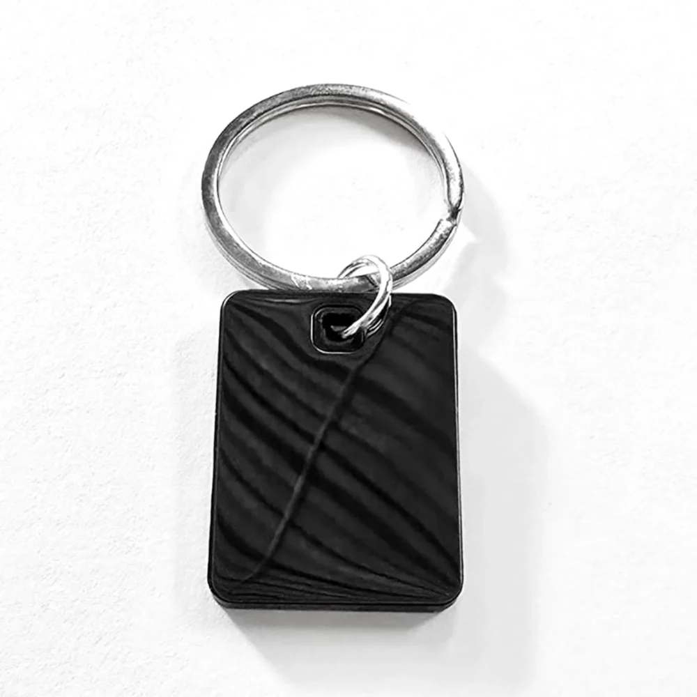 Llavero Square Black Personalizable