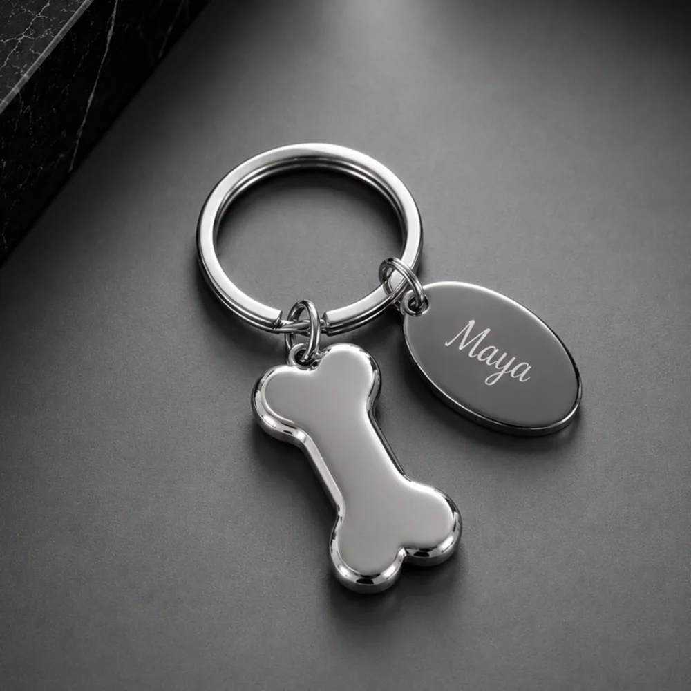 Llavero Huesito Doggy Personalizable