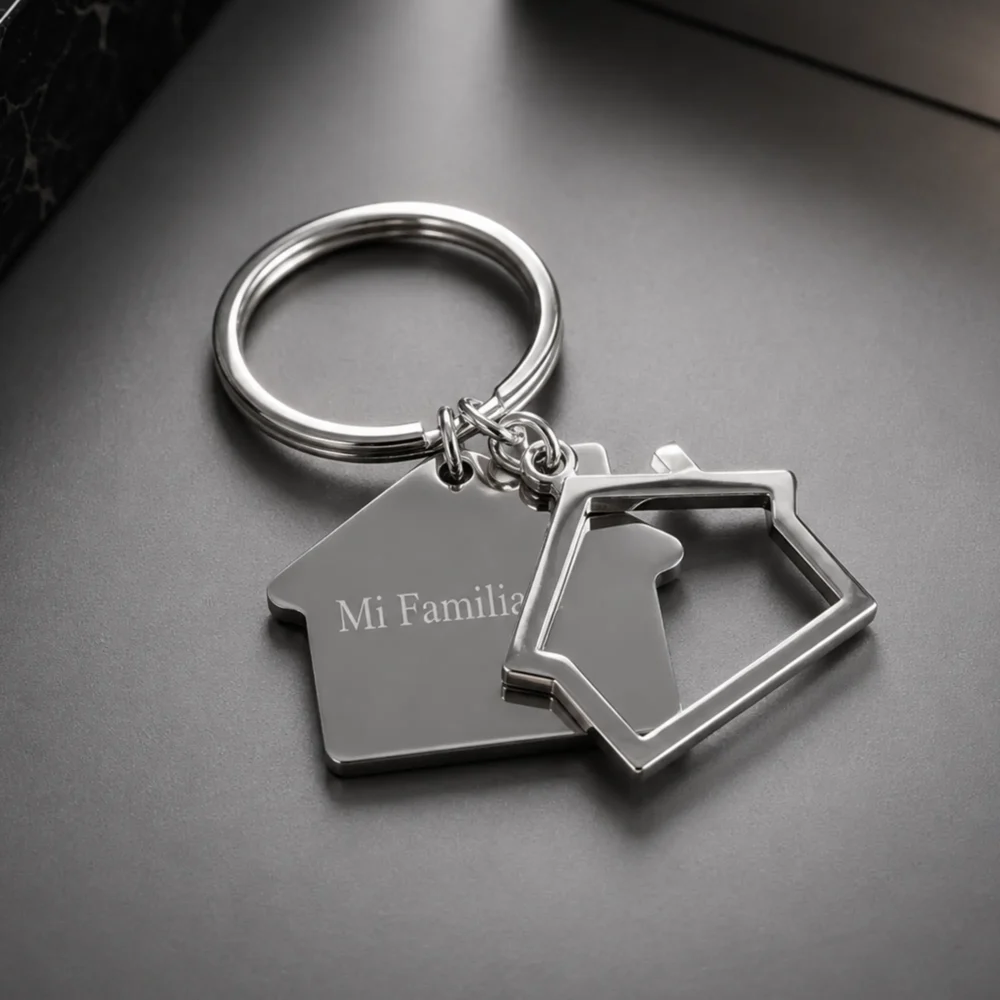Llavero Casitas Home Personalizable